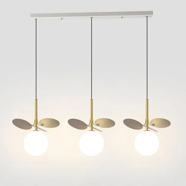 Подвесной светильник Light of MATISSE TRIO White / White plank ImperiumLoft 191905-26 MATISSE-TRIO01