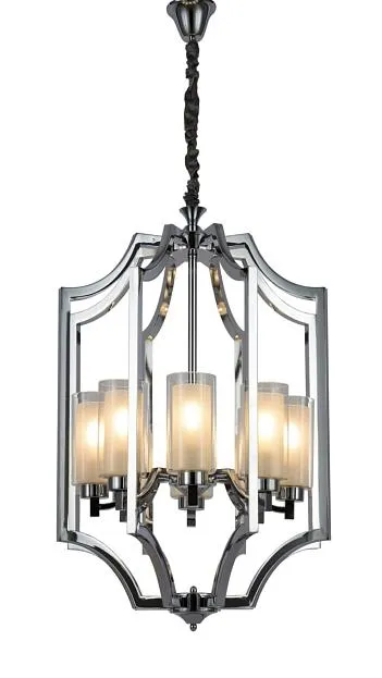 Подвесная люстра Lumina Deco LDP 1224-8 CHR Vigatto Подвесная люстра Lumina Deco LDP 1224-8 CHR Vigatto