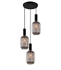 Подвесной светильник Lumina Deco LDP 1218-3 GY+BK Rico