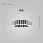 Кольцевые люстры и светильники ERLANDER 30 ламп. Цвет Хром Lampatron 7501-20886