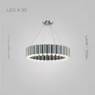 Кольцевые люстры и светильники ERLANDER 30 ламп. Цвет Хром Lampatron 7501-20886