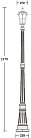 Наземный фонарь Oasis Light 86109 Gb PORTO