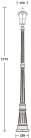 Наземный фонарь Oasis Light 86109 Gb PORTO