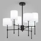 Потолочная люстра с тканевыми абажурами Eurosvet 60162/6 черный Notturno a065662