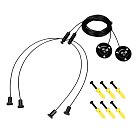 Подвес LINE-6070 2x4m Set BLACK (Pad 9x2mm) Arlight 056259