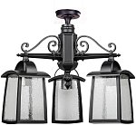 Потолочный светильник уличный Oasis Light 27370A 3 02 Bl FRANKFURT I