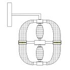 Светильник настенный (Бра) Aployt APL.857.01.20 Aleksandra