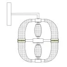 Светильник настенный (Бра) Aployt APL.857.01.20 Aleksandra