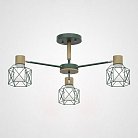 Потолочная люстра CORF B3 Green 3 lamps ImperiumLoft 189482-26 CORF-B01