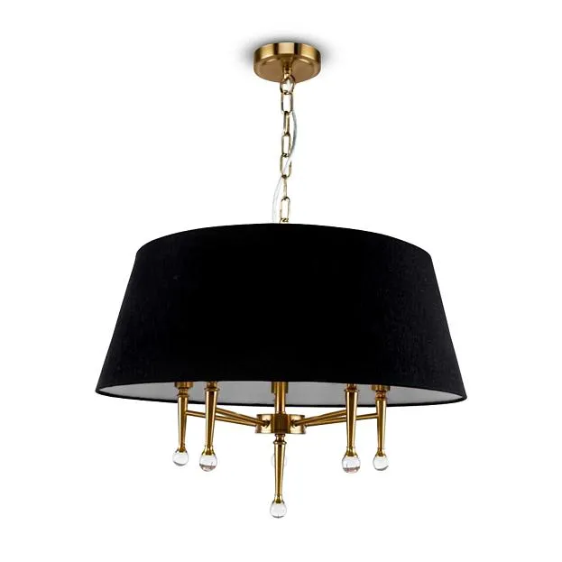 Подвесная люстра Freya FR5190PL-05BS1 Rosemary