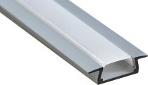 Профиль алюминиевый встраиваемый Feron 10265 серебро, CAB251