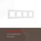 Рамка из поликарбоната на 4 поста Arte Milano 503.06-4.white am