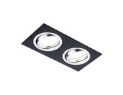 Встраиваемый точечный светильник Ambrella light A601/2 BK Organic Spot