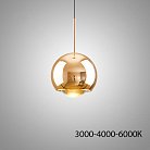 Подвесной светильник TAVE Gold 3000-4000-6000К с лифтом ImperiumLoft 306892-01 tave01