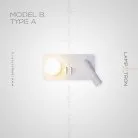 Бра SNOTRA WALL Модель B. Тип А. Белый свет Lampatron 6804-18683