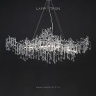 Люстра WATERDROPS WIDE 18 ламп. Цвет хром Lampatron 8853-24992