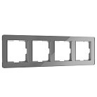Рамка на 4 поста Werkel W0042704 (графит) Acrylic a062132