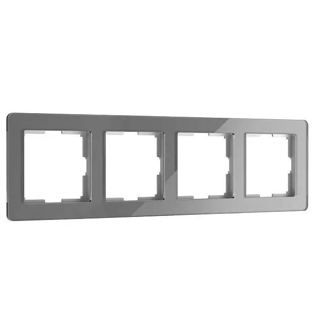 Рамка на 4 поста Werkel W0042704 (графит) Acrylic a062132