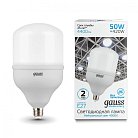 Лампа Gauss 63225 E27 50W 4000K матовая