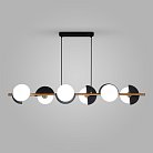 Подвесной светильник Eurosvet 70149/6 черный/латунь a064821 Moity