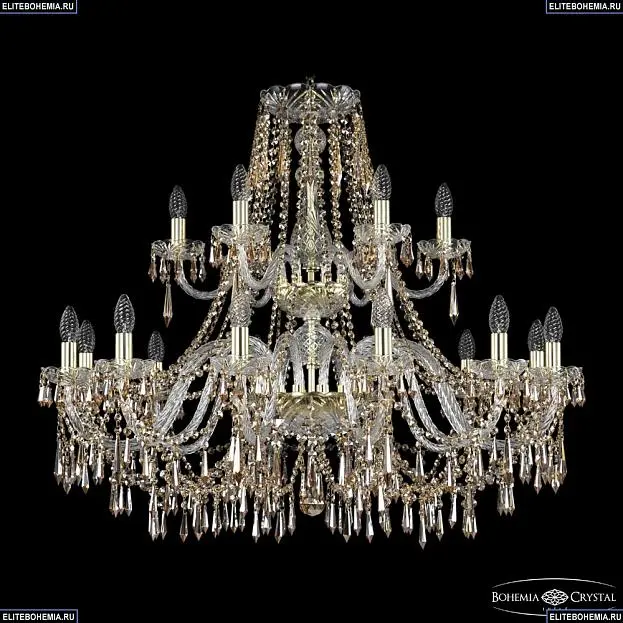 Люстра Bohemia Ivele Crystal 1403/12+6/360/2d G R721 Люстра Bohemia Ivele Crystal 1403/12+6/360/2d G R721