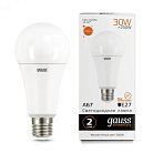 Лампа Gauss 73219 E27 30W 3000K груша матовая Elementary