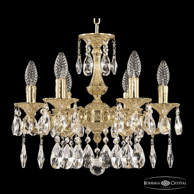 Люстра бронзовая 72101/6/125 A G Bohemia Ivele Crystal