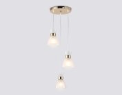 Подвесной светильник Ambrella light TR3402/3 FGD золото E27/3 max 60W D345*1000