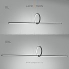 Реечный, рядный светильник MOFFIT LONG Размер XXL. Цвет Черный. Белый свет Lampatron 4194-10517
