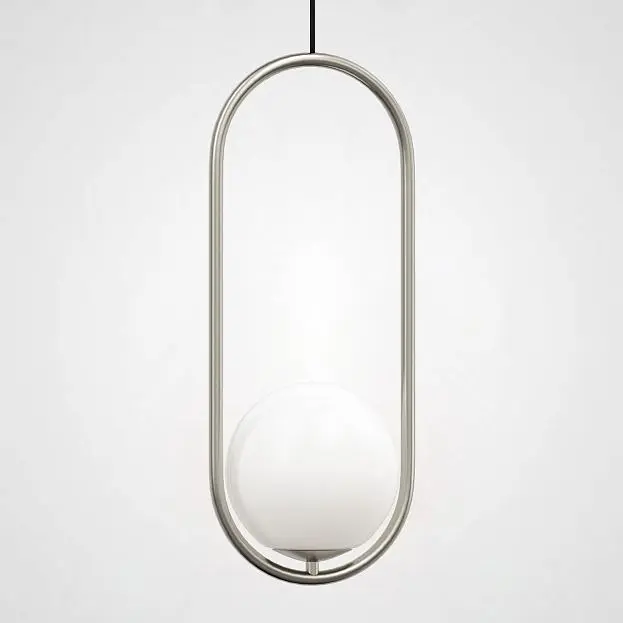 Подвесной Светильник Matthew Mccormick Hoop 50 Silver Mila Pendant ImperiumLoft 179967-22