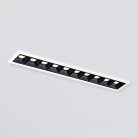 Встраиваемый светильник Elektrostandard 9922 LED 20W 4200K белый/черный Tekki a052481