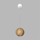 Подвесной (накладной) светодиодный светильник Ledron SPACE R110 Wooden White