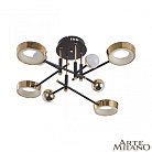 Потолочная люстра Arte Milano 273299/8 BK/GD Ferrara-73210