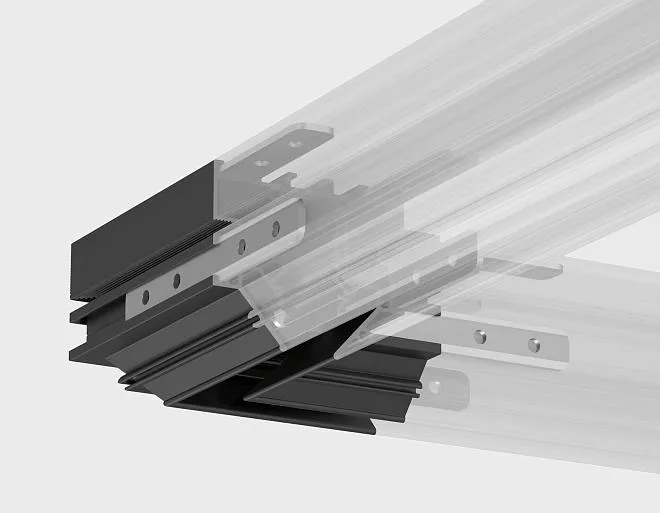 Коннектор шинопровода угловой 100*100 Ambrella light GL1981 TRACK SYSTEM