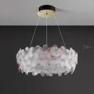 Кольцевые люстры и светильники TOTTI Размер L. Цвет Прозрачный+Розовый Lampatron 8358-22851