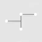 Настенный Светильник Lines 4 Черный ImperiumLoft 189565-26