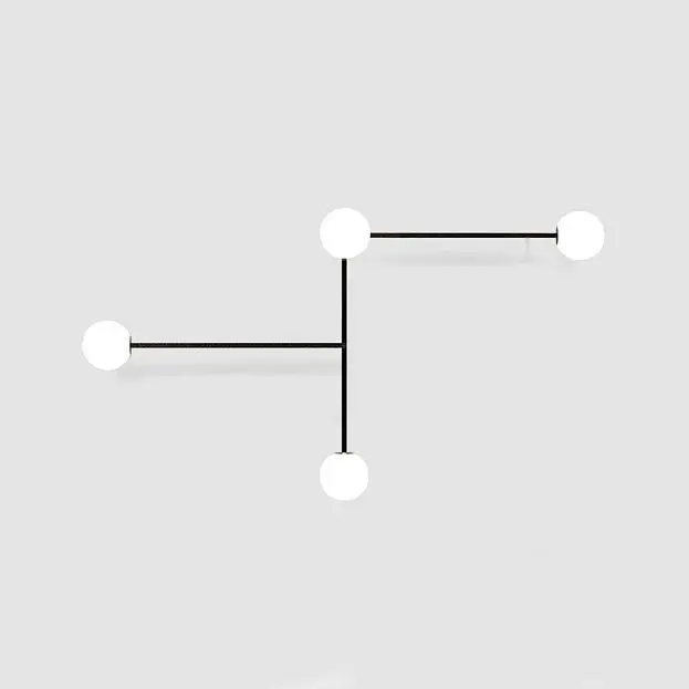 Настенный Светильник Lines 4 Черный ImperiumLoft 189565-26 Настенный Светильник Lines 4 Черный ImperiumLoft 189565-26