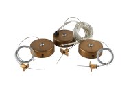 Подвесной комплект для круглого магнитного шинопровода Donolux Suspension kit DLM900RBlack Bronze Magic track