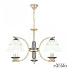 Люстра подвесная с плафонами 301240/3 Bk/Gd Arte Milano Florentia