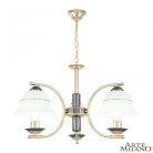 Люстра подвесная с плафонами 301240/3 Bk/Gd Arte Milano Florentia