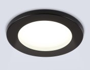 Встраиваемый светильник Ambrella light TN6632 BK черный IP44 GX53 D100*60