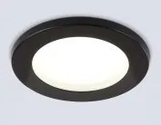 Встраиваемый светильник Ambrella light TN6632 BK черный IP44 GX53 D100*60