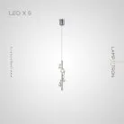 Подвесной светильник CAMILIA BW 5 ламп. Цвет Хром Lampatron 7560-21147