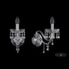 Бра хрустальный Bohemia 1410B/1/160/XL Ni V0300