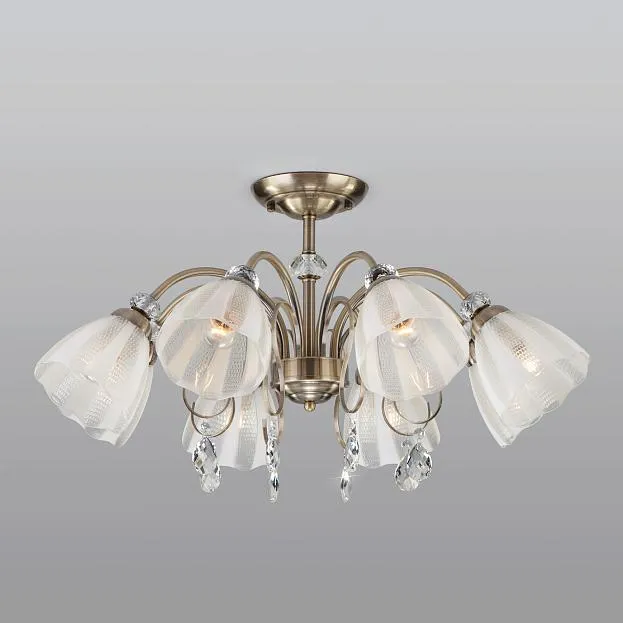 Потолочная люстра Eurosvet 30155/8 античная бронза Floranse a044825