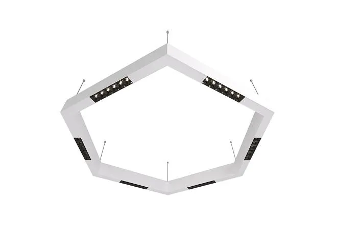 Подвесной светодиодный светильник 0,9м 36Вт 34° Donolux dl18515s111w36.34.900bw Eye-hex Подвесной светодиодный светильник 0,9м 36Вт 34° Donolux dl18515s111w36.34.900bw Eye-hex