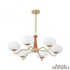 Люстра с плафонами шар 310166/D780/6 BS/WD Arte Milano AM