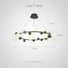 Кольцевые люстры и светильники DONALD 15 плафонов Lampatron 8329-22707