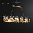 Реечный, рядный светильник WALLACE LONG 24 лампы Lampatron 5969-15842