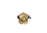 Токопроводящий угловой соединитель Donolux L Connector R DL20651 Brass Scroll Line